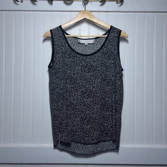 Dorothy Schoelen Vtg Blouse Whimsigoth Green Camo Speckled Sleeveless Tank Top - Picture 2 of 9